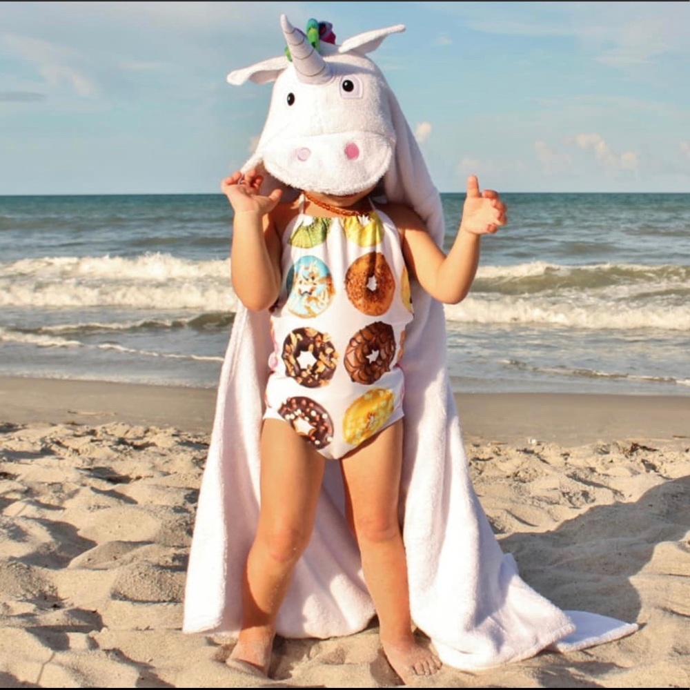 Hooded Unicorn Towel